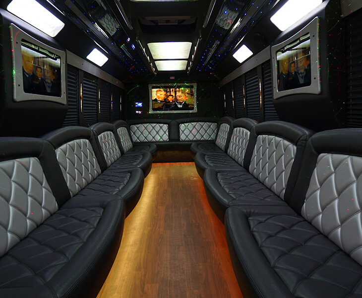 party bus interior